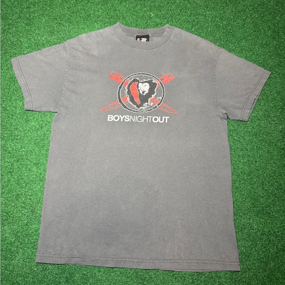 Vintage Boys Night Out RARE Boy Band Punk Grunge Medium Band T Shirt - Picture 1 of 6